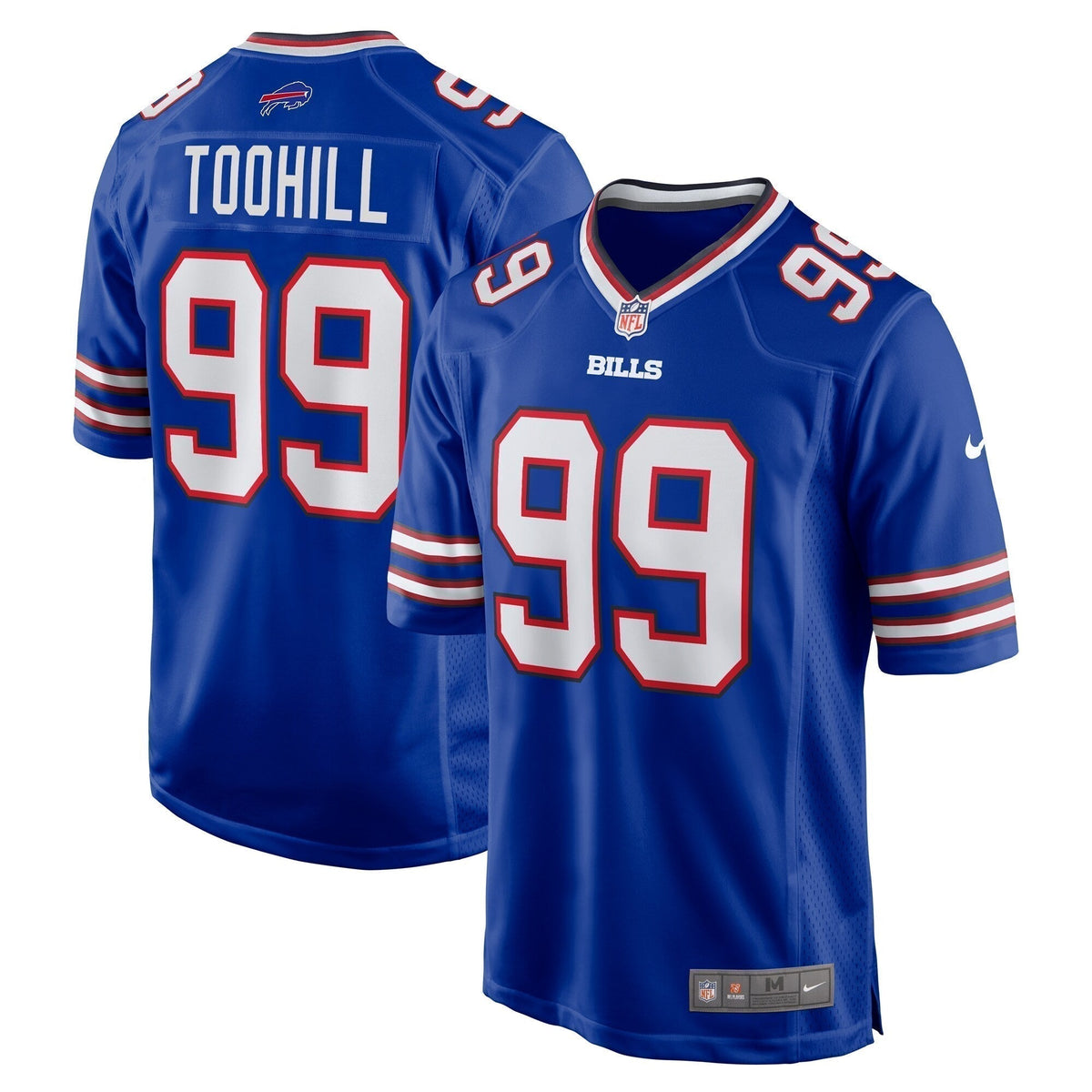 Casey Toohill Buffalo Bills  Game Jersey -  Royal