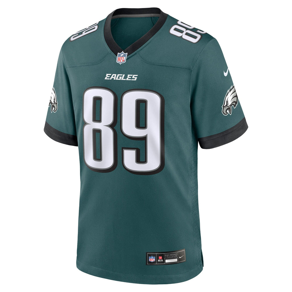 Johnny Wilson Philadelphia Eagles  Team Game Jersey - Midnight Green