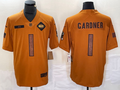 Men's New York Jets Ahmad Sauce Gardner Brown 2023 Salute To Service Limited Jersey