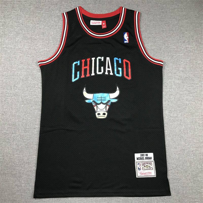 Bulls #23 multi-colored jersey