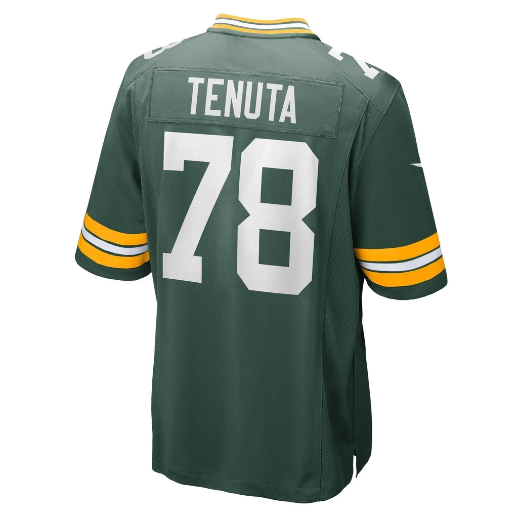 Luke Tenuta Green Bay Packers  Home Game   Jersey - Green
