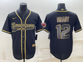 Men's Tampa Bay Buccaneers Tom Brady Black Player Jersey Joint Edition
