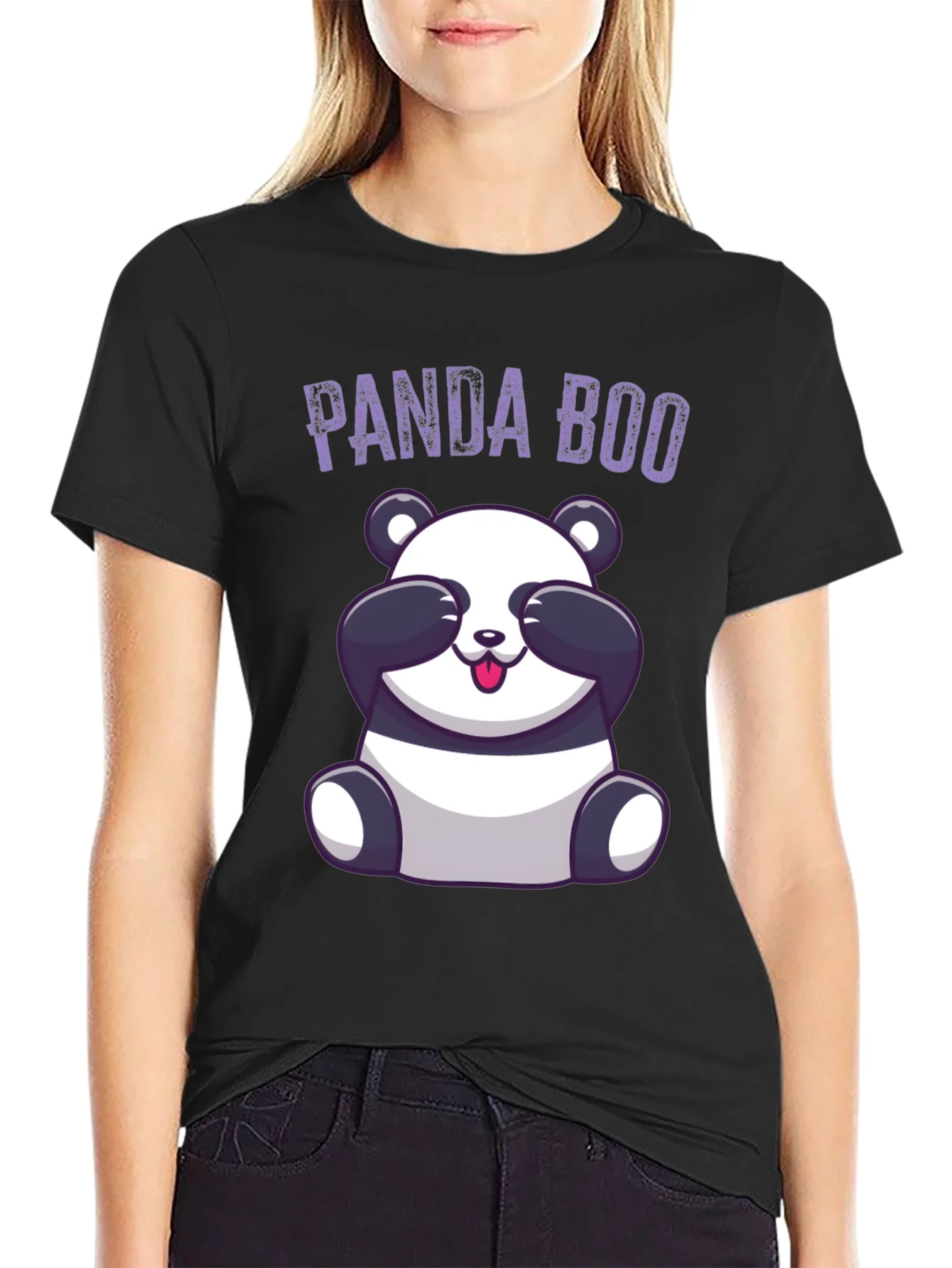 Panda Boo T-Shirt - Cute Graphic Tee for Panda Lovers