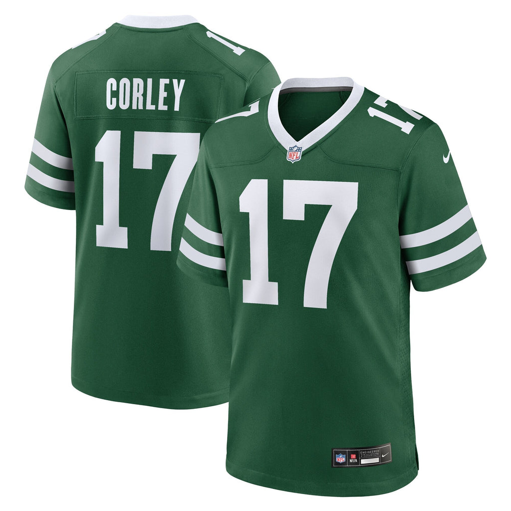 Malachi Corley New York Jets  Team Game Jersey - Legacy Green