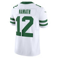 NY.Jets #12 Joe Namath Legacy White Vapor F.U.S.E. Limited Jersey