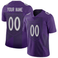 Custom B.Raven Men's American Purple City Vapor Limited Stitched Football Jersey