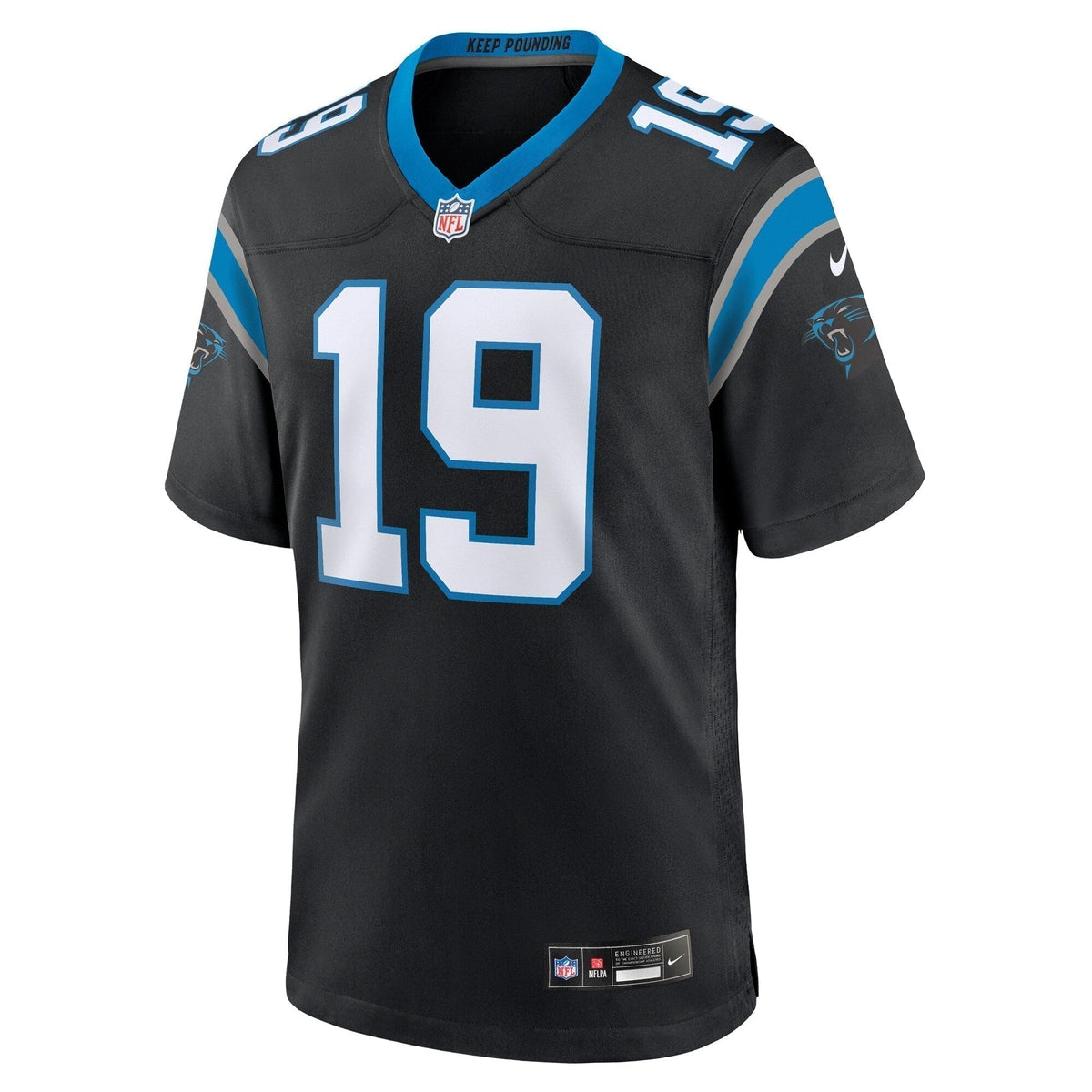 Adam Thielen Carolina Panthers  Game   Jersey - Black
