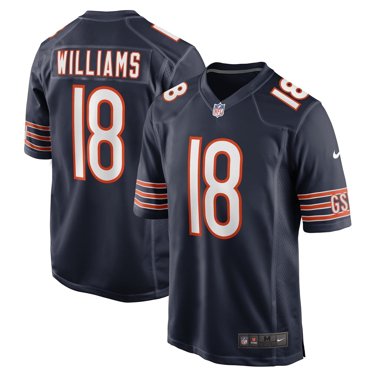 Caleb Williams Chicago Bears  2024 NFL Draft First Round Pick   Game Jersey - Navy