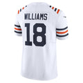 C.Bears #18 Caleb Williams White Vapor F.U.S.E. Limited Jersey
