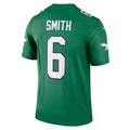 P.Eagles #6 DeVonta Smith Kelly Green Legend Player Performance Top Jersey