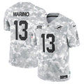 Dan Marino Miami Dolphins  2024 Salute to Service Retired   Limited Jersey - Arctic Camo