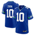 Jim Zorn Seattle Seahawks  Throwback Retired   Game Jersey - Royal