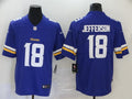 Men's Minnesota Vikings Justin Jefferson Purple Player Game Jersey