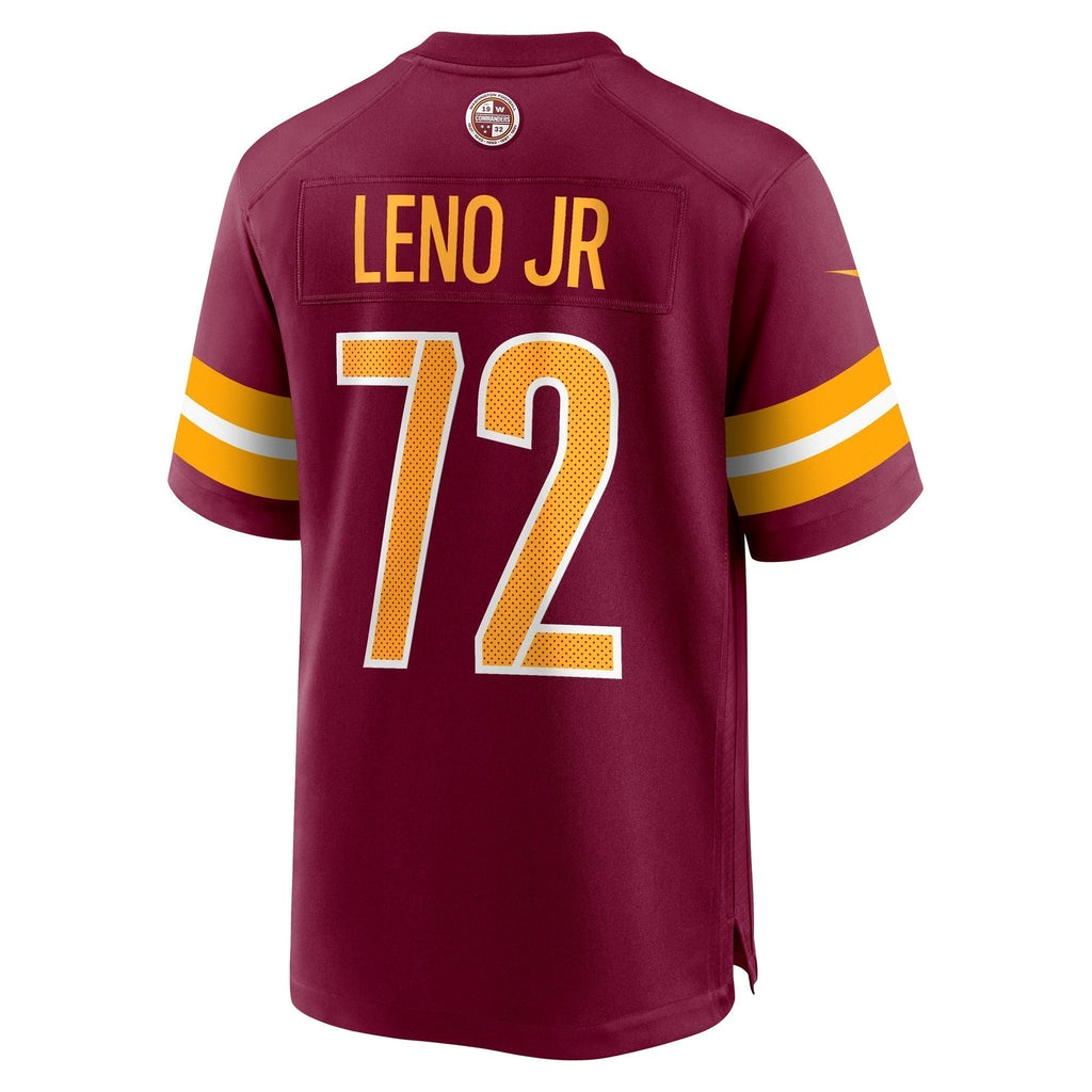 Charles Leno Jr. Washington Commanders  Home Game   Jersey - Burgundy