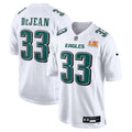 Men's Philadelphia Eagles Cooper DeJean  Tundra White Super Bowl LIX Fashion Game Jersey