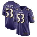 Del'Shawn Phillips Baltimore Ravens  Game   Jersey - Purple