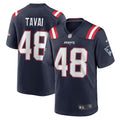 Jahlani Tavai New England Patriots  Game   Jersey - Navy