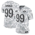 Aaron Donald Los Angeles Rams  2024 Salute to Service Retired   Limited Jersey - Arctic Camo