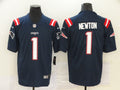 Men's New England Patriots Cam Newton Navy Game Player Jersey
