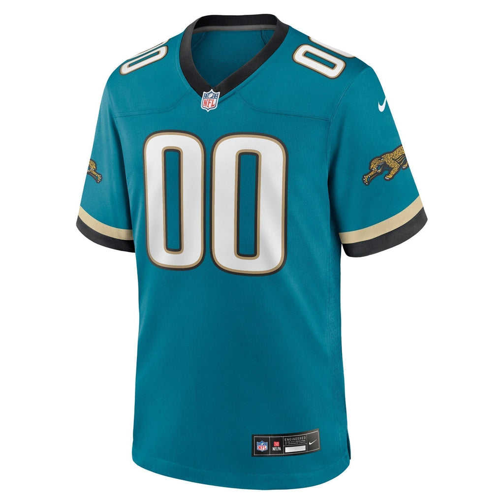 Jacksonville Jaguars  Prowler Throwback Custom Game Jersey - Teal