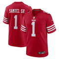 Deebo Samuel Sr San Francisco 49ers  Game   Jersey - Scarlet