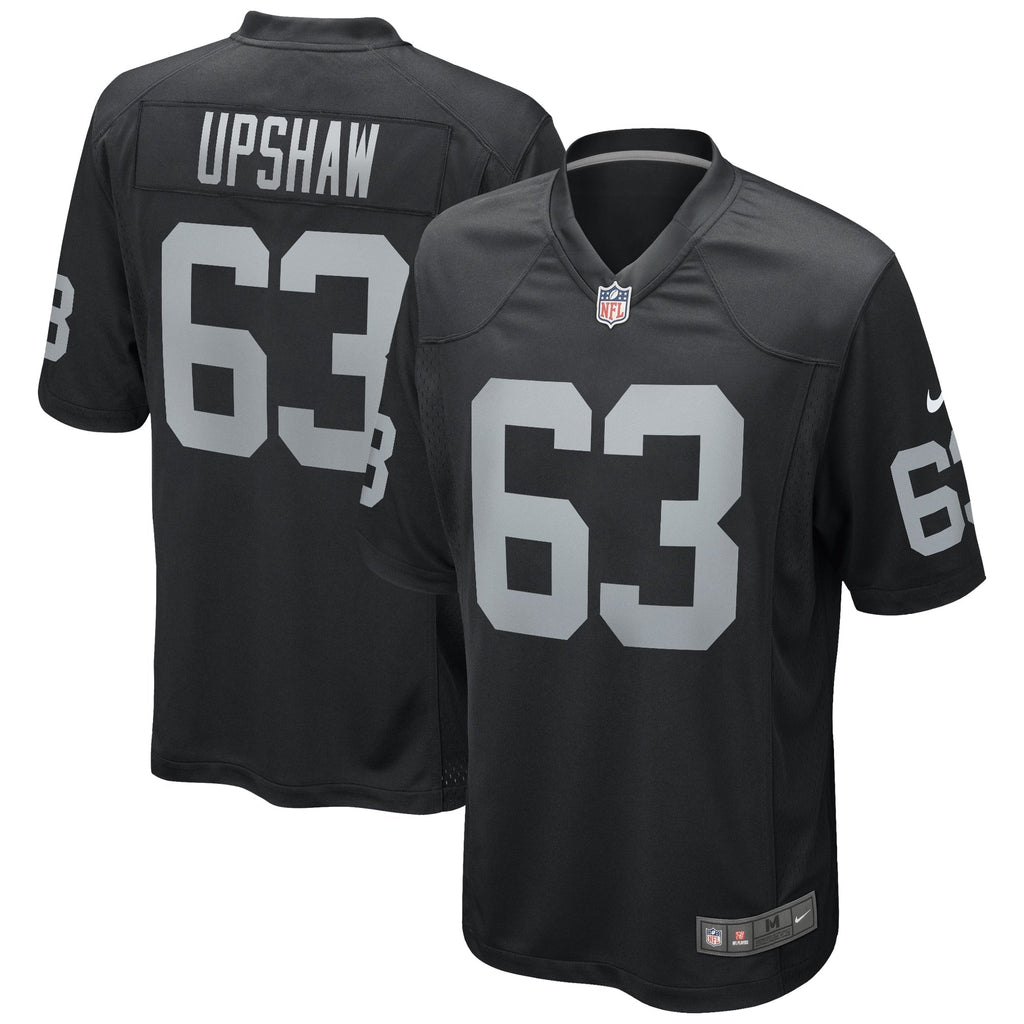 Gene Upshaw Las Vegas Raiders  Game Retired   Jersey - Black