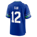 S.Seahawks #12 12s Fan Royal Alternate 50th Season Game Jersey