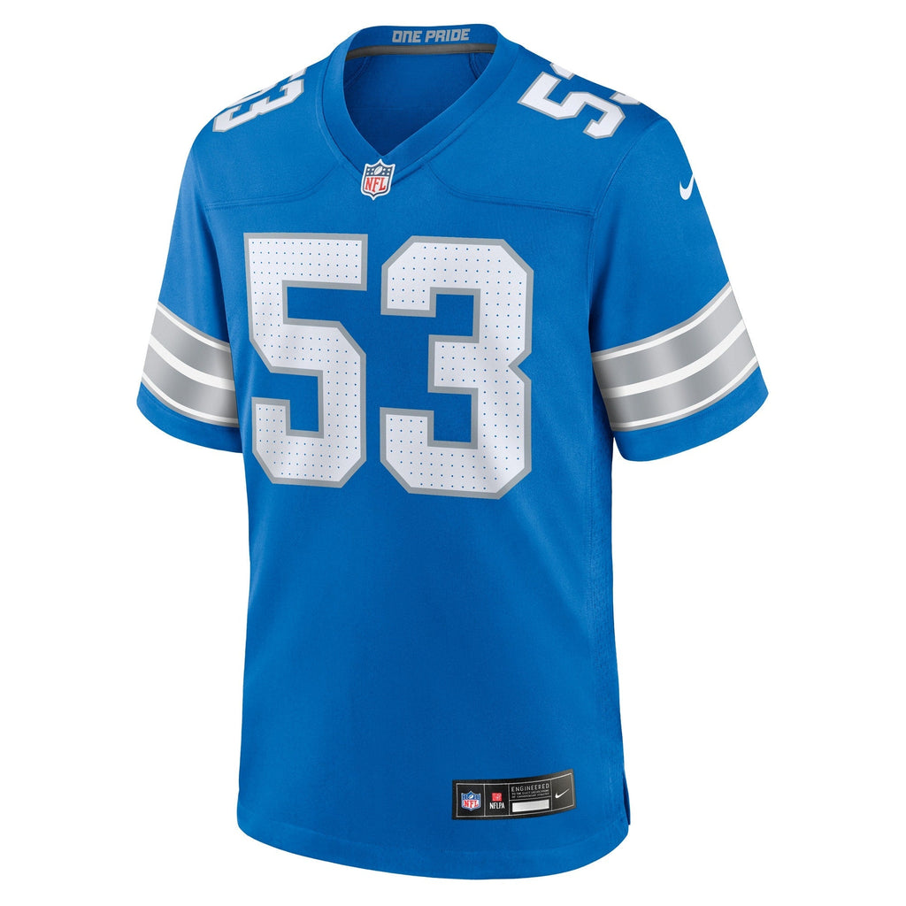 DaRon Gilbert Detroit Lions  Game Jersey -  Blue