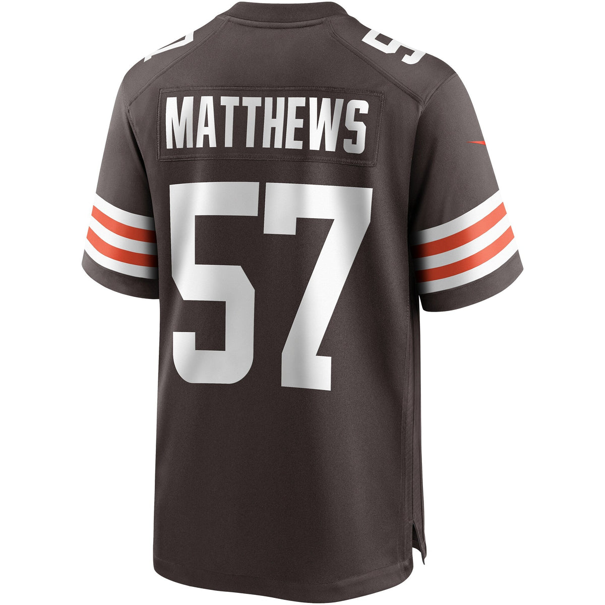 Clay Matthews Cleveland Browns Game Retired   Jersey - Brown