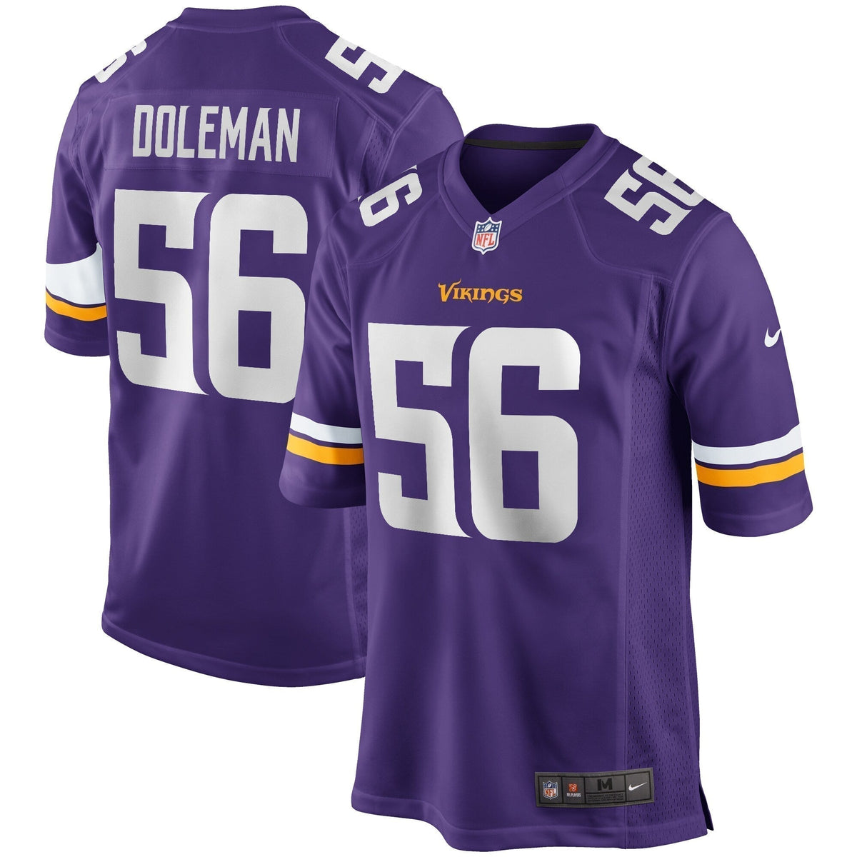 Chris Doleman Minnesota Vikings  Game Retired   Jersey - Purple
