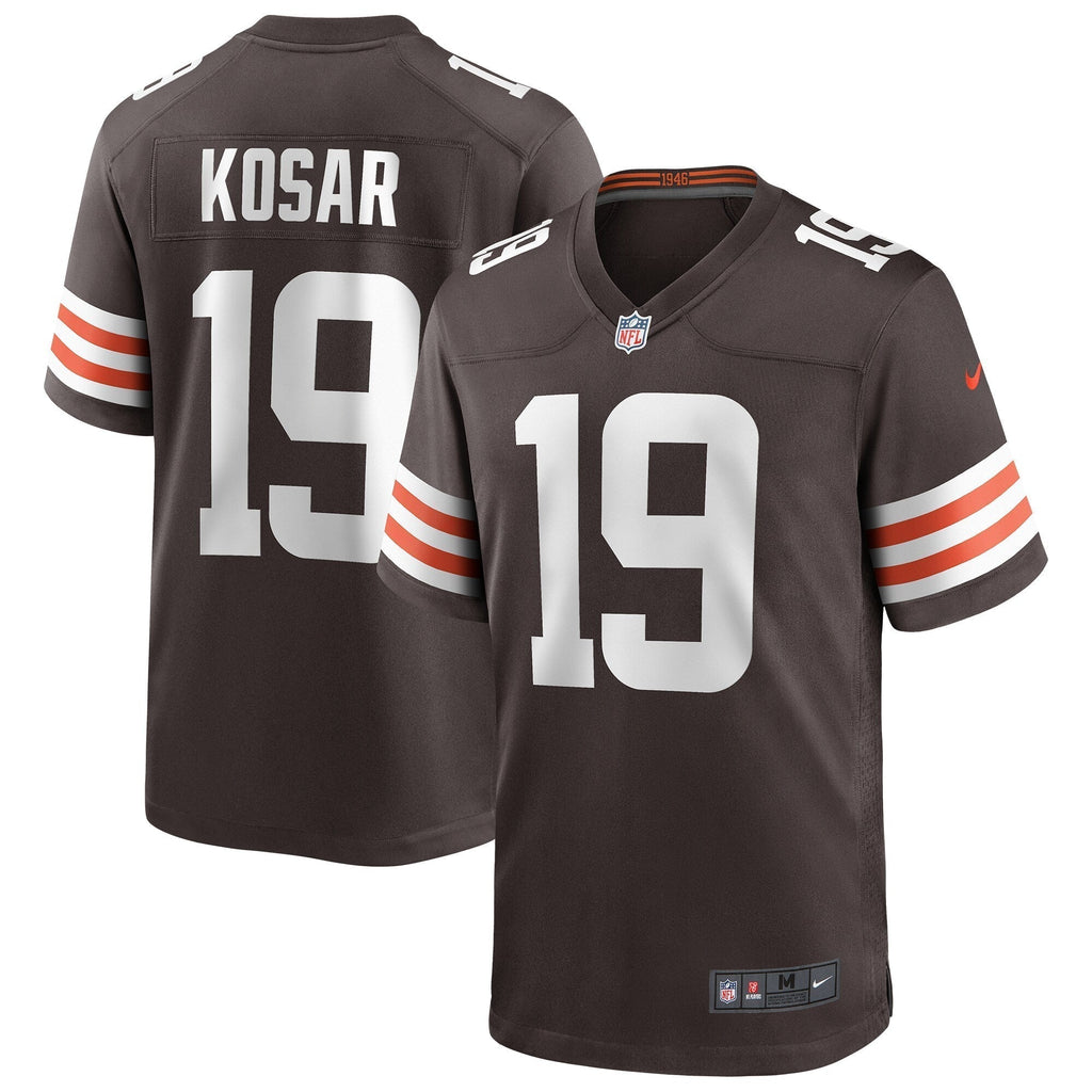 Bernie Kosar Cleveland Browns Game Retired   Jersey - Brown
