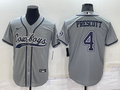 Men's Dallas Cowboys Dak Prescott Gray Player Jersey Joint Edition