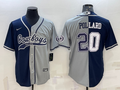 Men's Dallas Cowboys Tony Pollard Navy/Gray Game Jersey Joint Edition