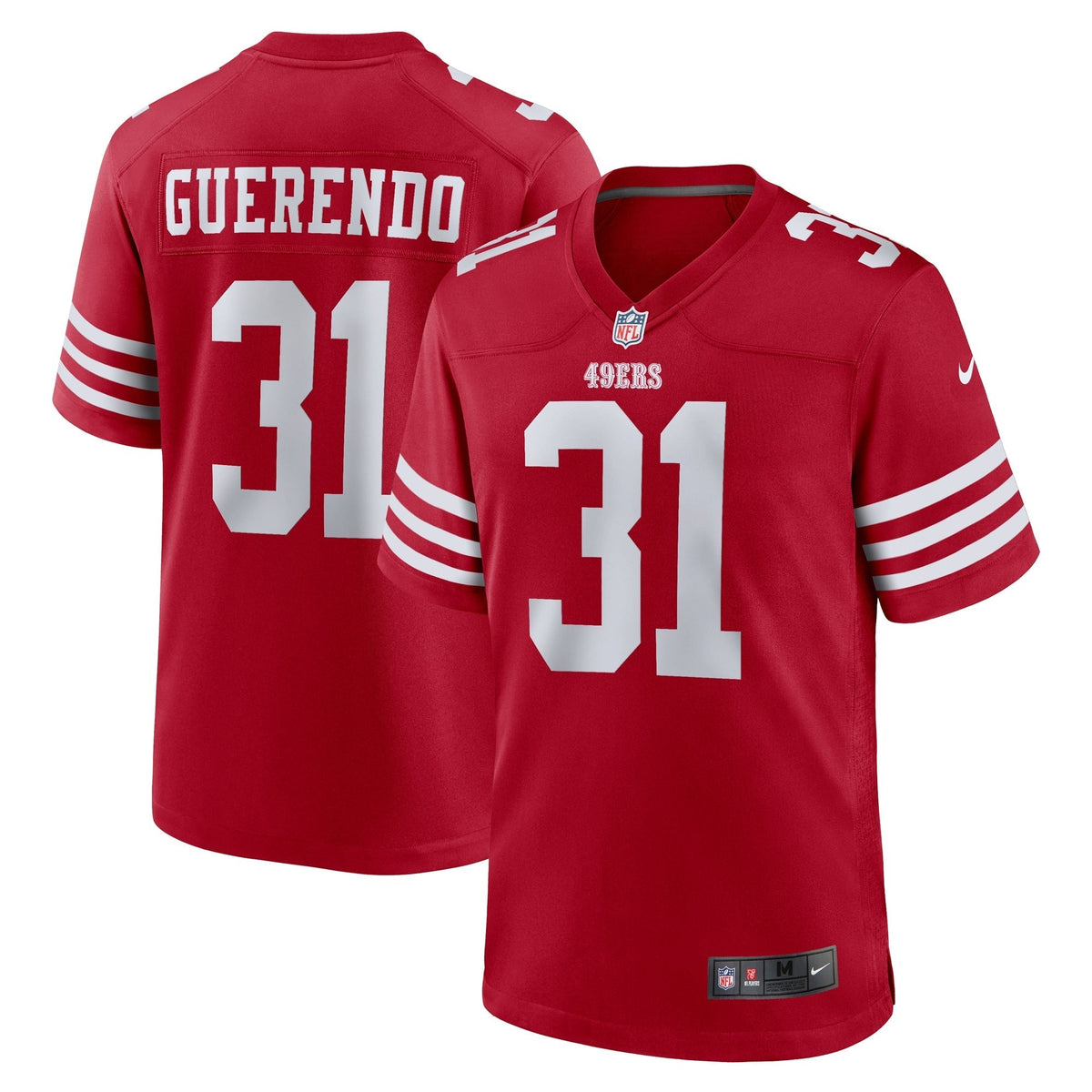 Isaac Guerendo San Francisco 49ers   Game Jersey -  Scarlet