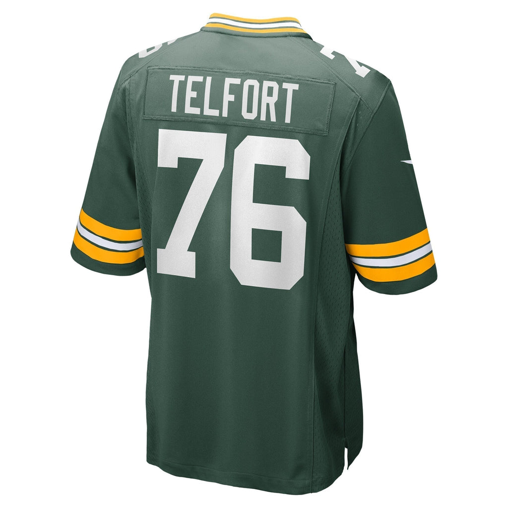 Kadeem Telfort Green Bay Packers   Game Jersey -  Green