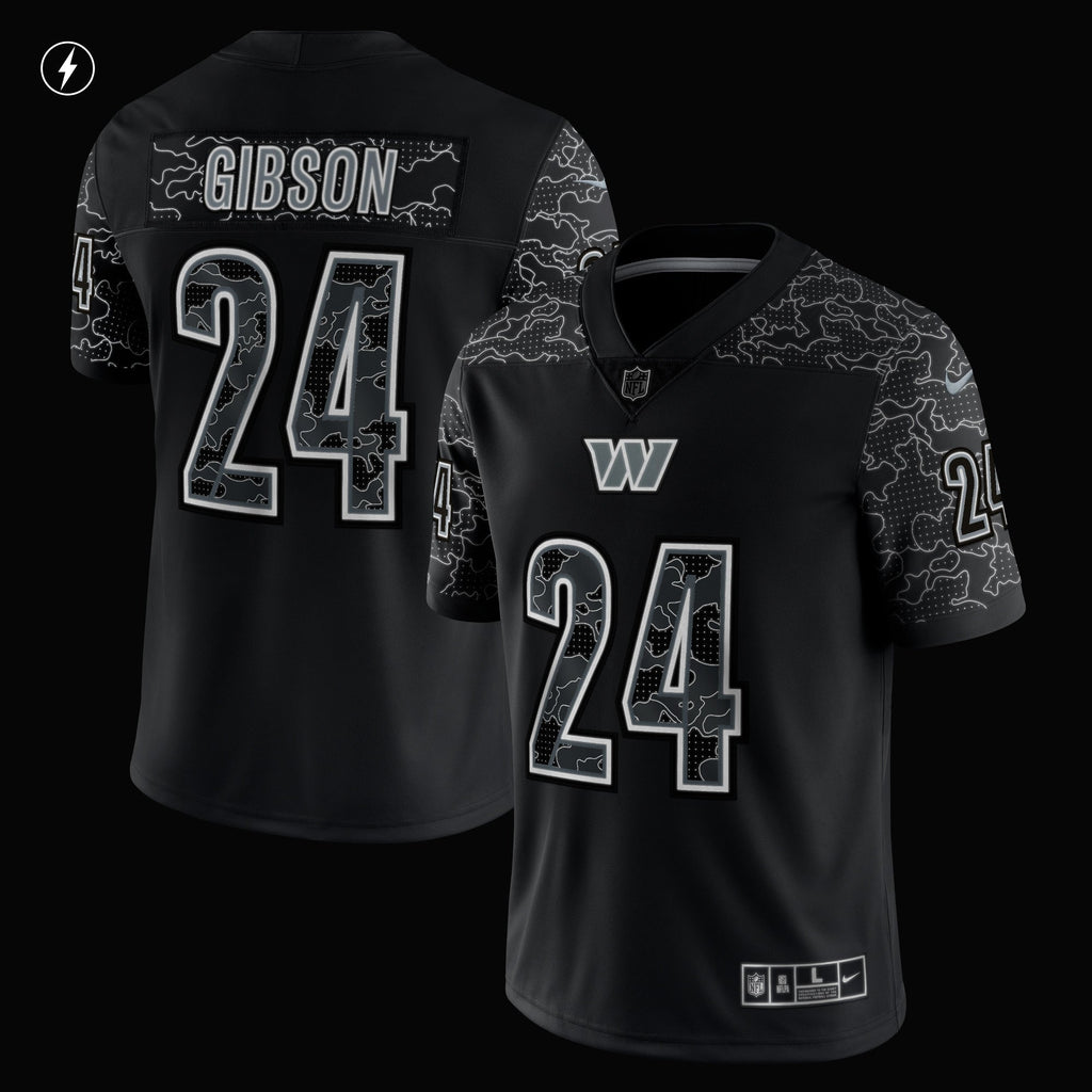 Antonio Gibson Washington Commanders  RFLCTV Limited Jersey - Black