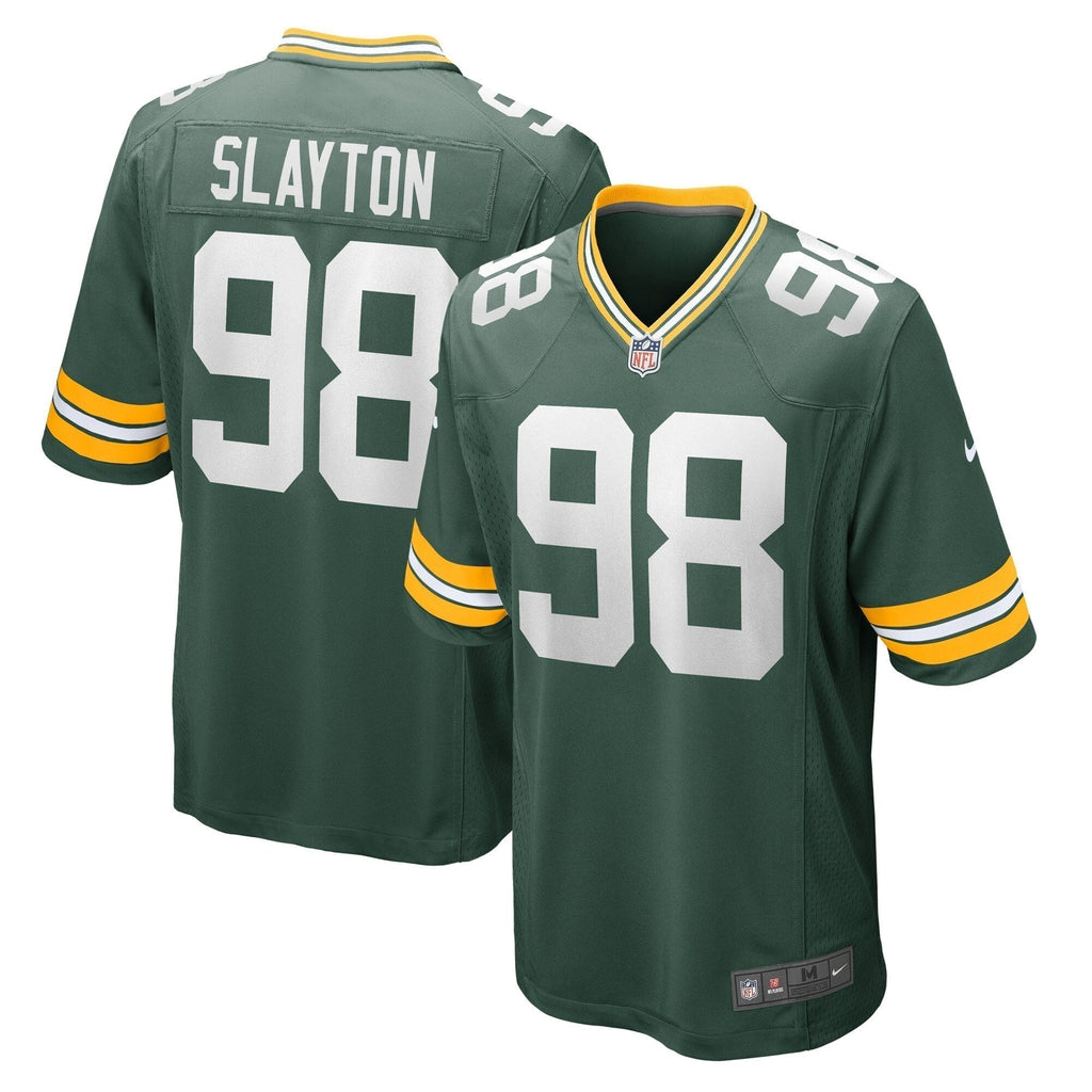 Chris Slayton Green Bay Packers  Game   Jersey - Green