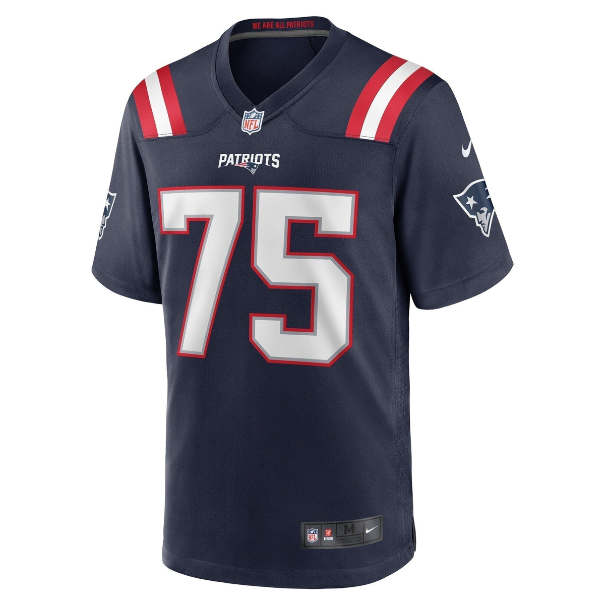 Conor McDermott New England Patriots  Home Game   Jersey - Navy