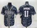 Men's Dallas Cowboys Micah Parsons Grey Camouflage Game Jersey Joint Edition