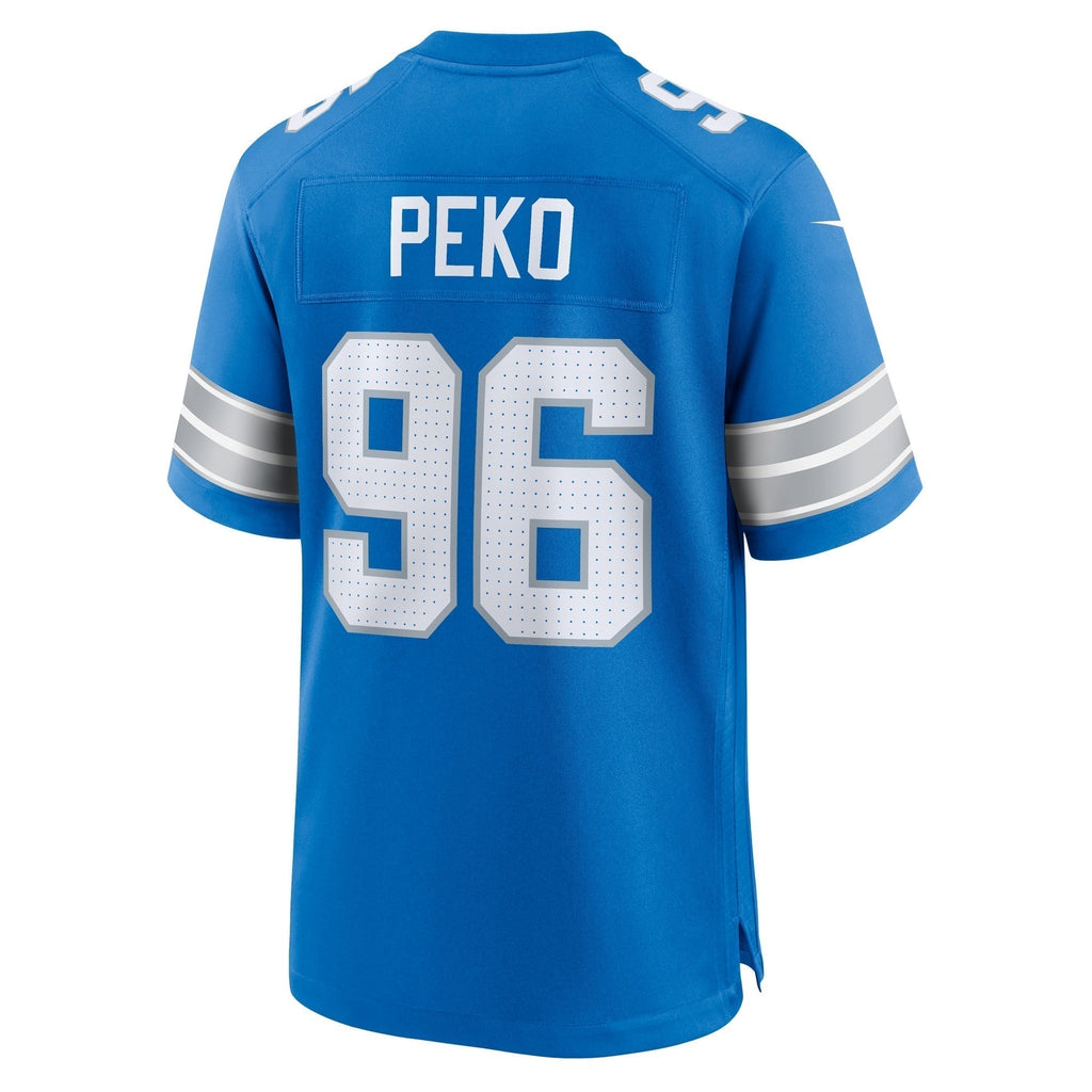 Kyle Peko Detroit Lions  Game Jersey -  Blue