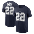 Men's Dallas Cowboys Emmitt Smith  Navy Retired Player Name & Number T-Shirt