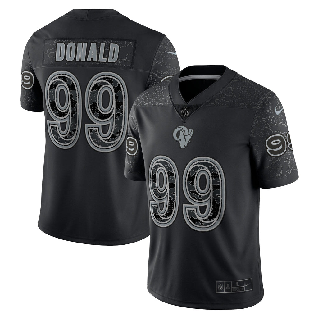 Aaron Donald Los Angeles Rams  RFLCTV Limited Jersey - Black