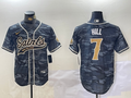 Men's New Orleans Saints Taysom Hill Grey Camouflage Player Jersey