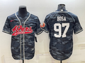 Men's San Francisco 49ers Nick Bosa Grey Camouflage Game Jersey Joint Edition