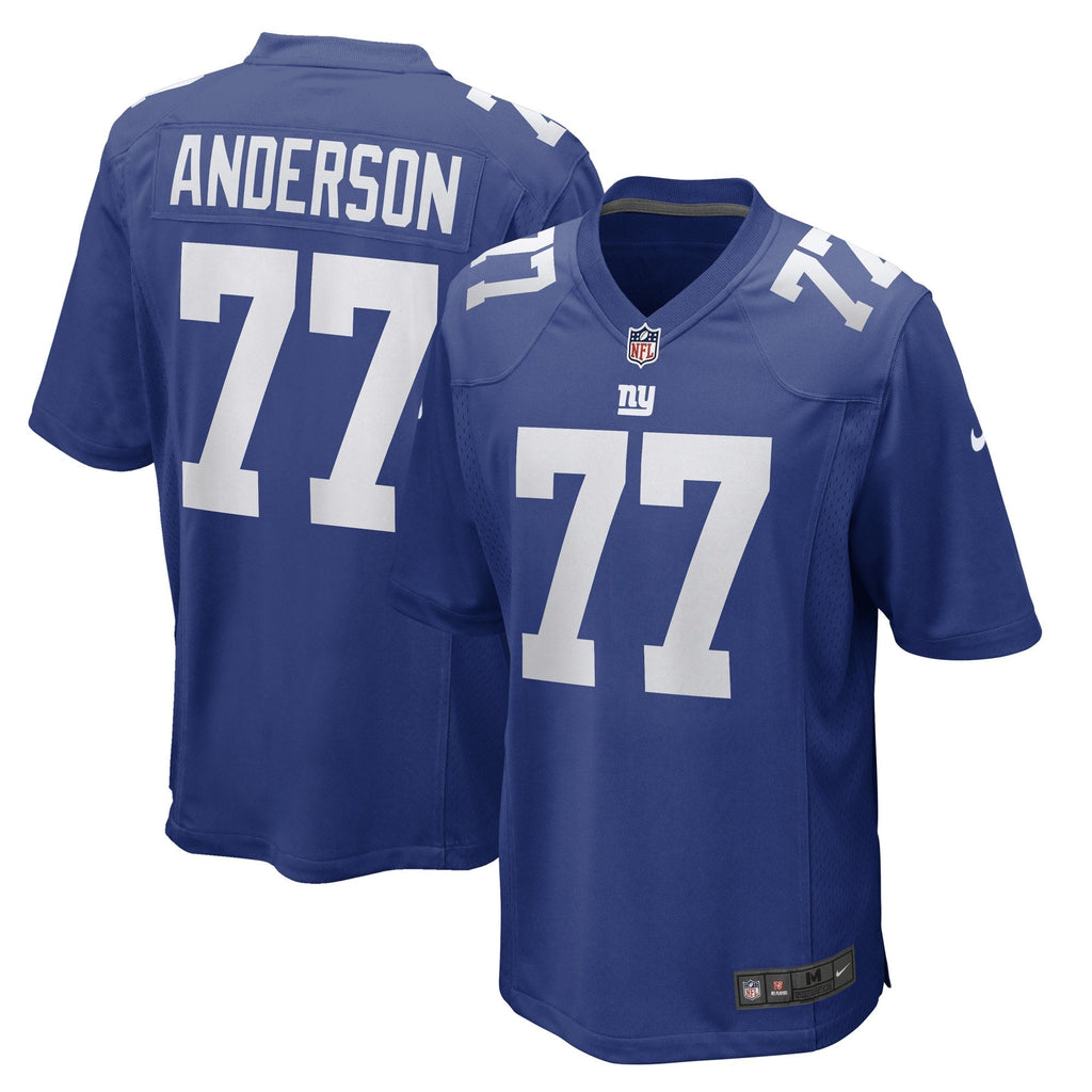 Jack Anderson New York Giants  Game   Jersey - Royal