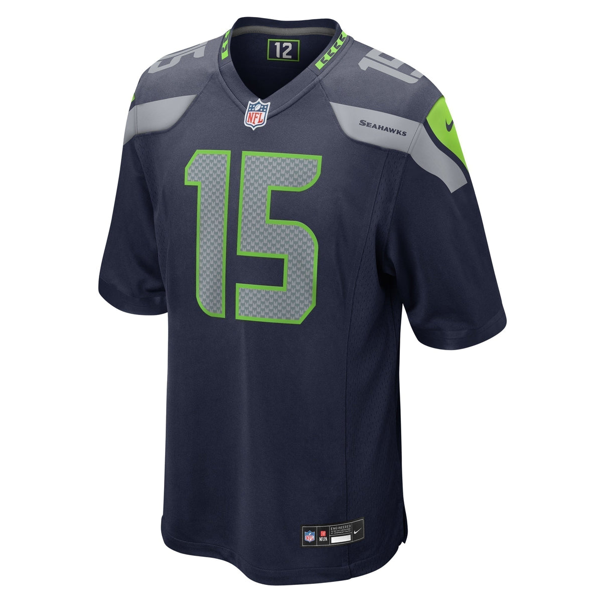 Brett Rypien Seattle Seahawks  Team Game Jersey - College Navy