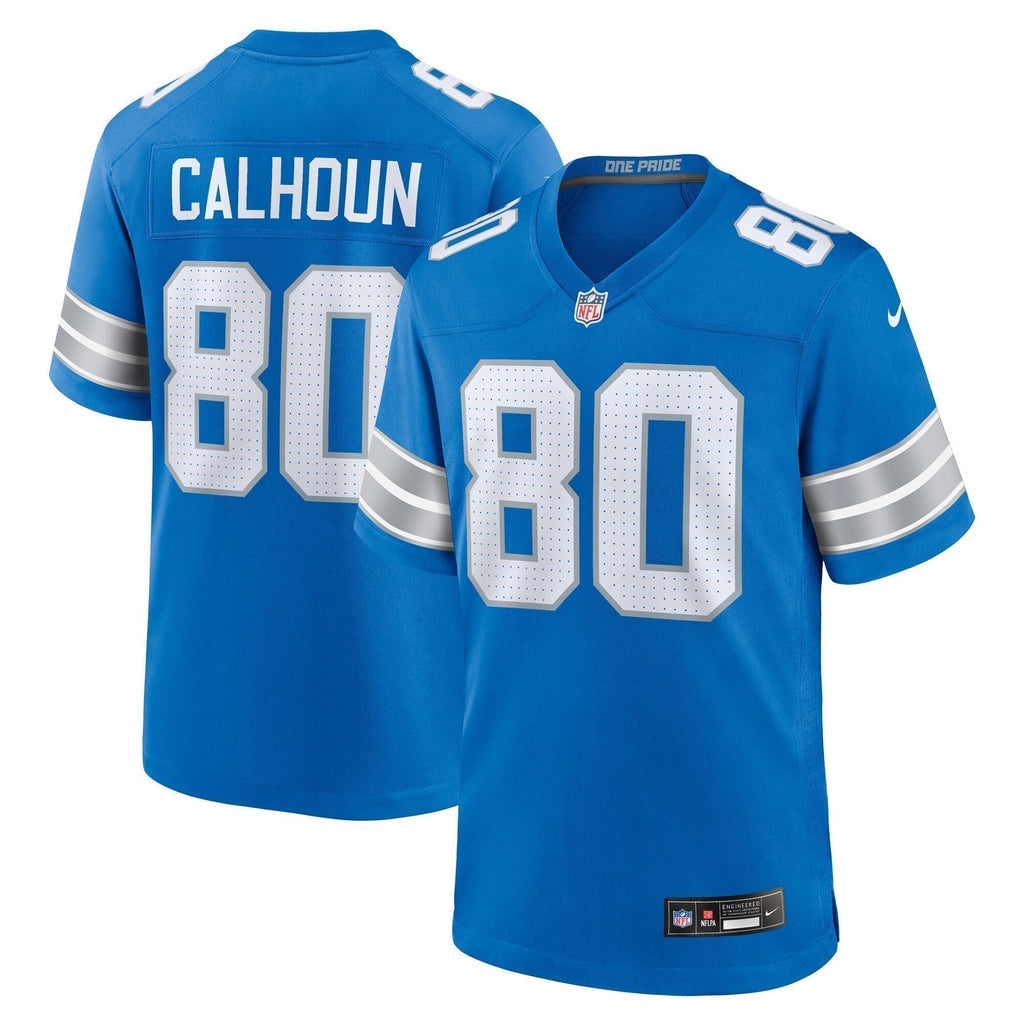 Jalon Calhoun Detroit Lions  Game Jersey -  Blue