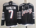 Men's New Jersey1 Devils Dougie Hamilton #7 Black Player Game Jersey1