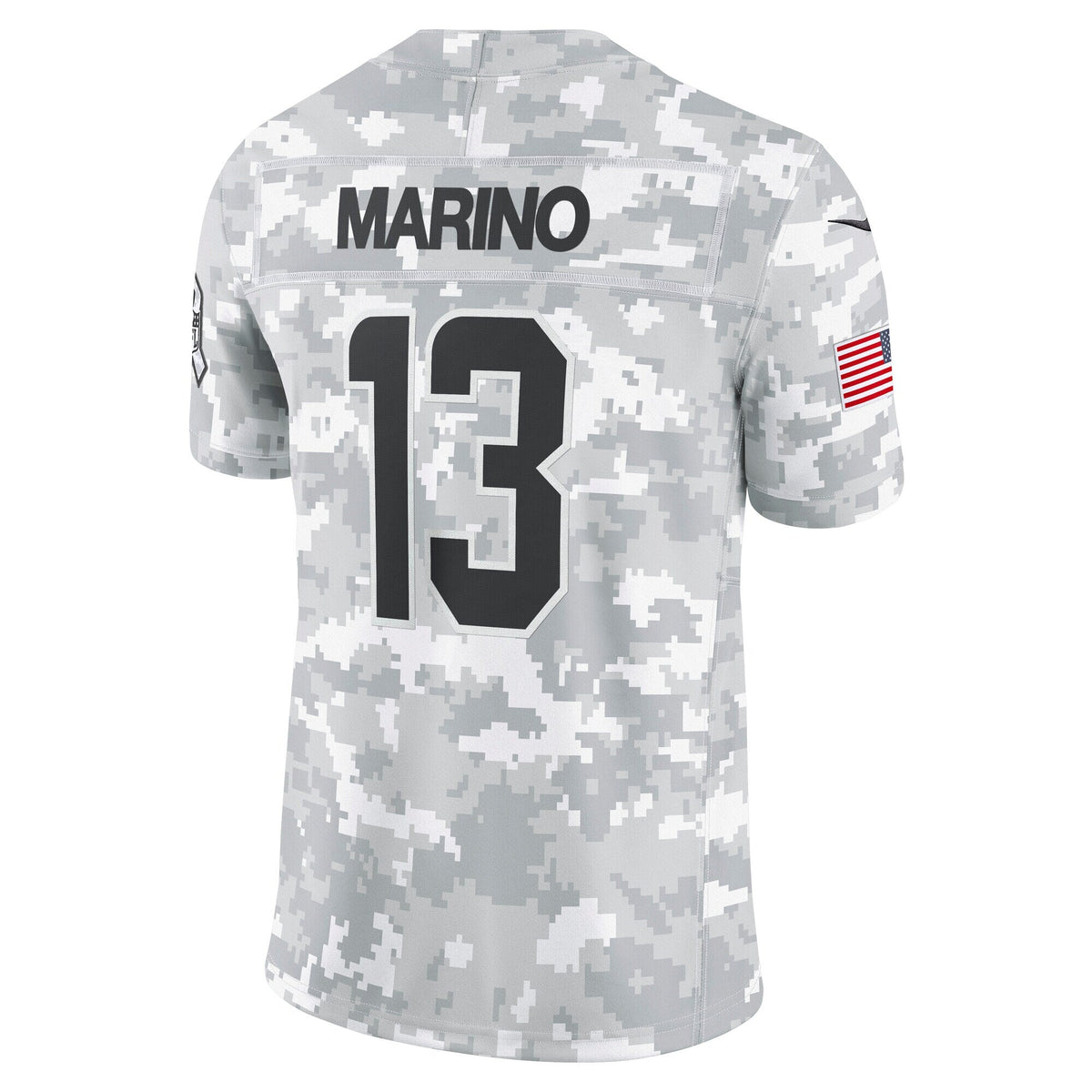 Dan Marino Miami Dolphins  2024 Salute to Service Retired   Limited Jersey - Arctic Camo