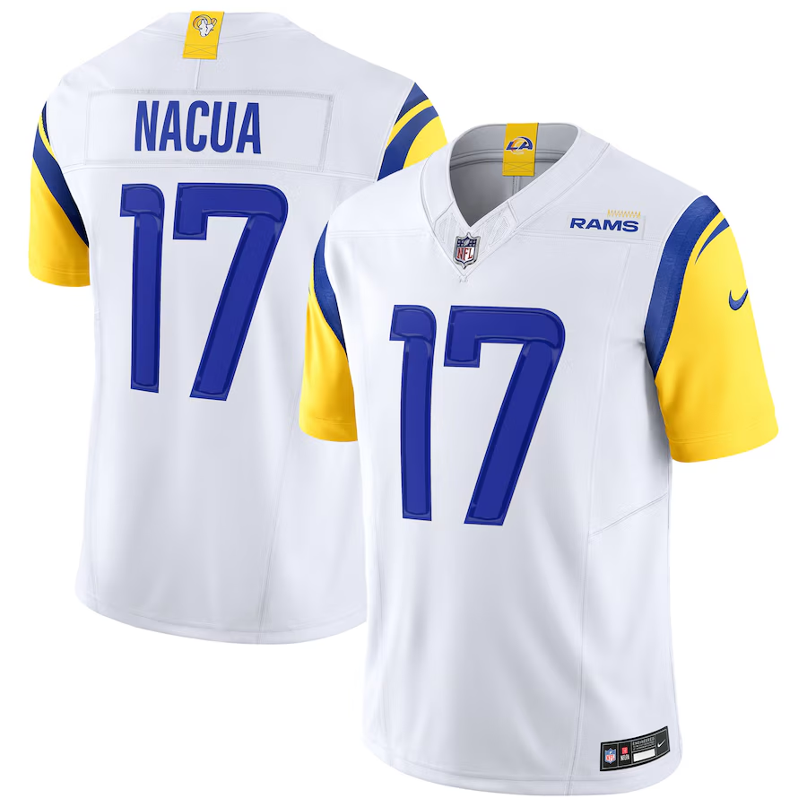 Los Angeles Rams Puka Nacua  Royal Vapor F.U.S.E. Limited Jersey